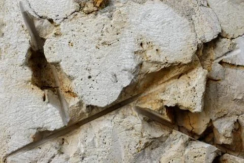 Rough weathered stone texture Stock Photos