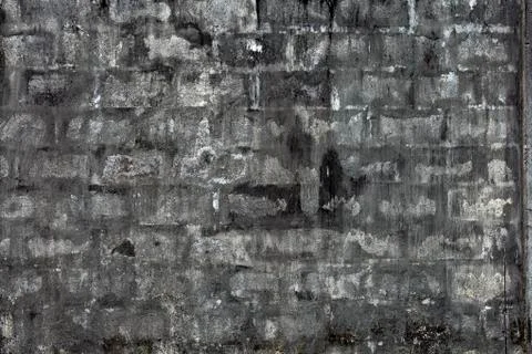 Rough white brick wall Stock Photos