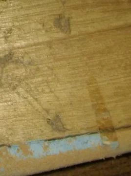 Rough wood background with different elements and dark illumination Stock Photos