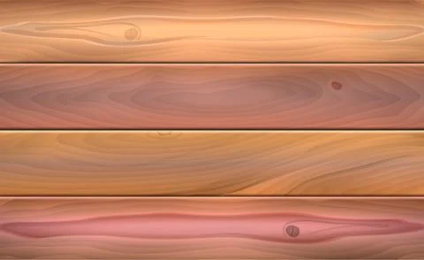 Rough wooden texture background. Vector illustration of rough wooden surface Stock Illustration