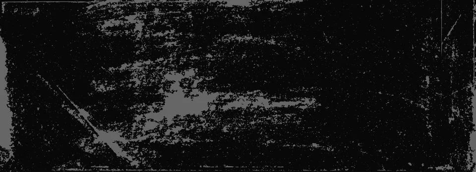 Rough worn texture background. Black grey grunge distressed overlay. Dark raw Stock Illustration