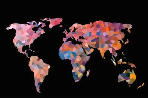 Roughly sketched out world map as global business concepts 스톡 일러스트
