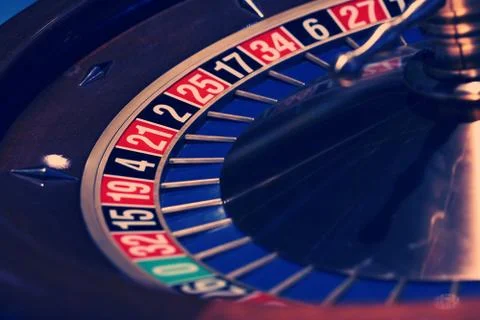 Roulette in blue Stock Photos