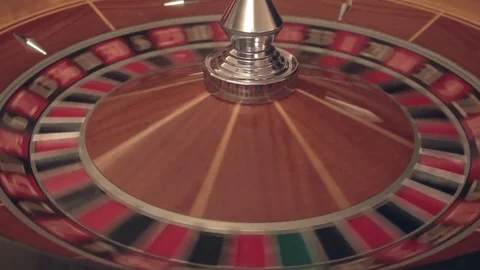 Roulette in the casino. Drops number six Stock Footage