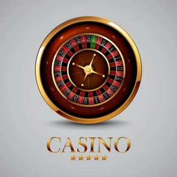 Roulette in the casino Stock Illustration