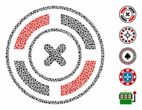 Roulette Composition Icon of Tremulant Elements イラスト素材