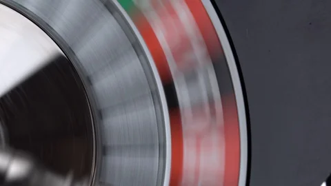 Roulette extreme close up number 2 Video stock 127761542