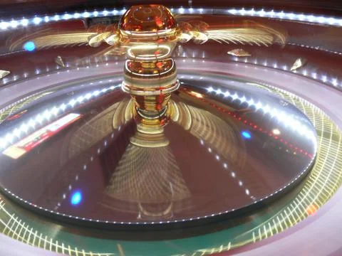 Roulette in fast move Stock Photos