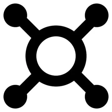 Roulette Flat Icon Stock Illustration