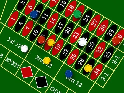 Roulette Stock Illustration