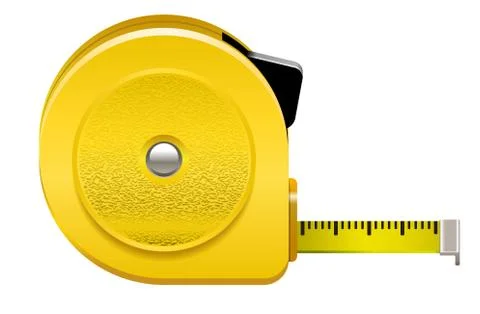 Roulette meter measure construction tool precision illustration 스톡 일러스트