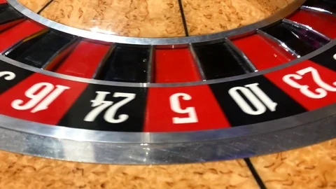 Roulette number zero slow motion Stock Footage 109297707
