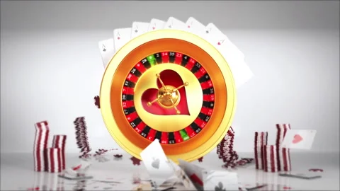 Roulette opens hearth sign Stock Footage 231335419