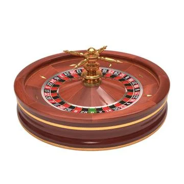 Roulette Over White Stock Illustration