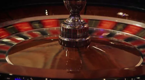 Roulette spinning in casino Stock Footage 62149018