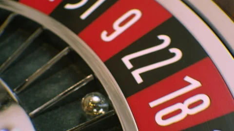 Roulette spinning wheel Stock Footage 220013518
