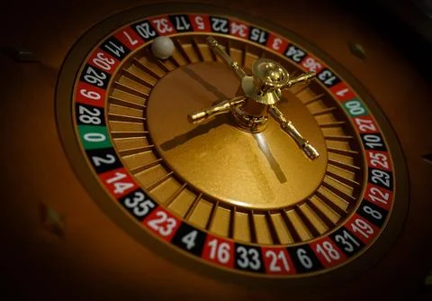 Roulette Table Casino Game Stock Photos
