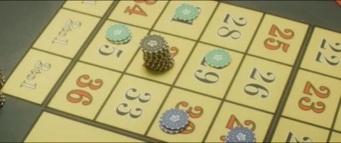 Roulette table close-up, 32 wins Stock Footage 242774112