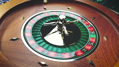 Roulette table close up at the Casino Stock Footage 131618150