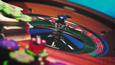 Roulette table close up at the Casino 動画素材 134644457