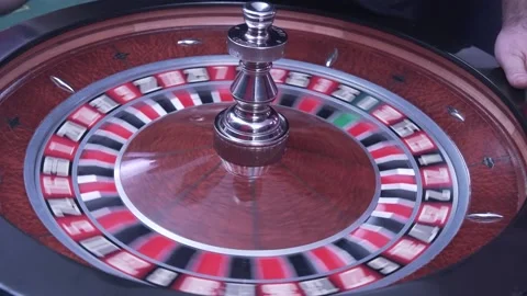 Roulette table, close-up in a casino - selective focus. Stock Footage 228489858