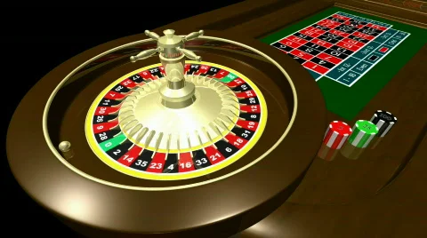 Roulette Table HD. Seamless loopable. Stock-Footage 110582