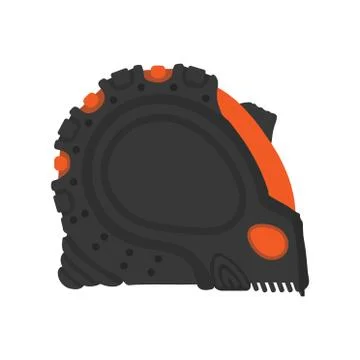 Roulette tool vector flat illustration Stock Illustration