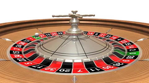 Roulette wheel with the ball, seamlessly loopable Vídeos de archivo 64022770