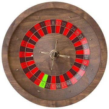 Roulette Wheel Closeup Stock Illustration