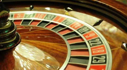 Roulette wheel Stock Footage 8993710