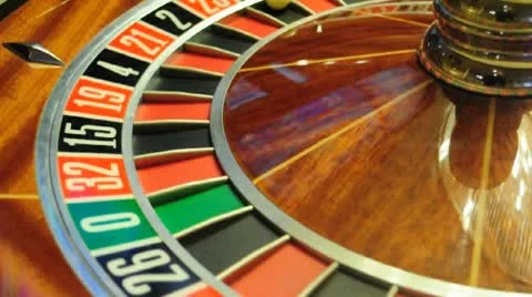 Roulette wheel Stock Footage 8993714