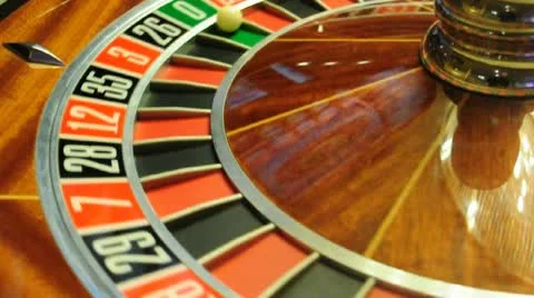 Roulette wheel Stock Footage 8993721