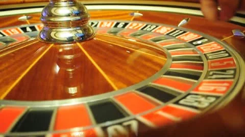 Roulette wheel Stock Footage 8993735