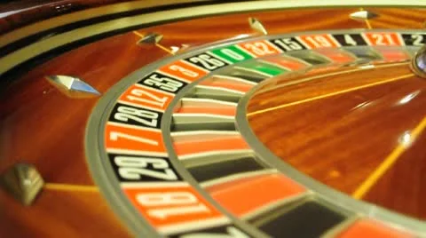 Roulette wheel Stock Footage 8993743