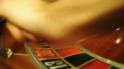 Roulette wheel Stock Footage 8993745