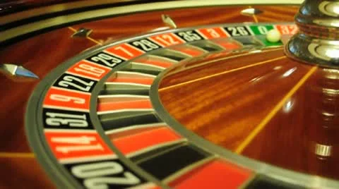 Roulette wheel Stock Footage 8993751