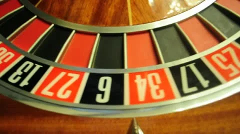 Roulette wheel Stock Footage 8993755