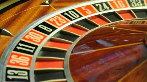 Roulette wheel Stock Footage 8993760