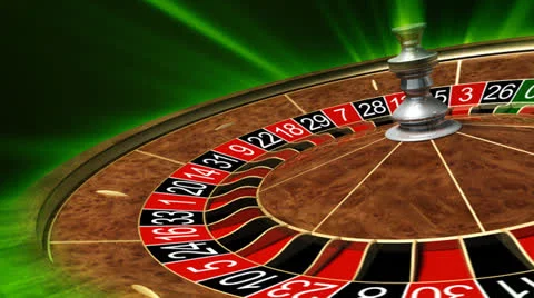 Roulette Wheel Stock Footage 24737288