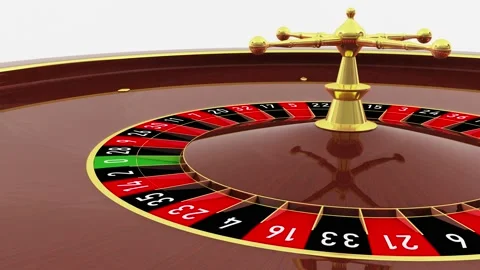 Roulette wheel Stock Footage 136332840