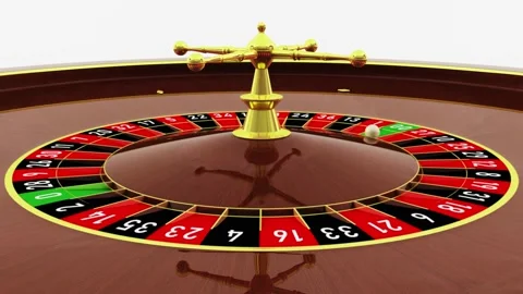 Roulette wheel Stock Footage 136332942