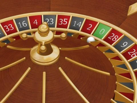 Roulette wheel Stock Illustration