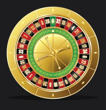 Roulette wheel Stock Illustration