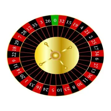 Roulette wheel Stock-Illustration