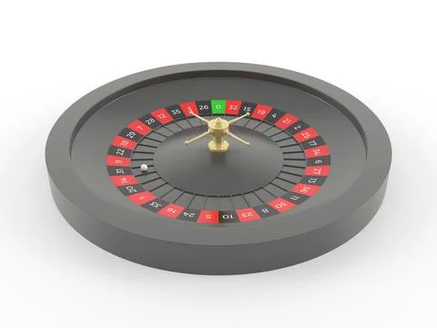 Roulette wheel Stock Illustration