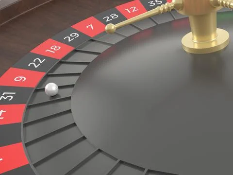 Roulette wheel Stock Illustration