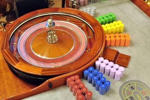 Roulette wheel Stock Photos