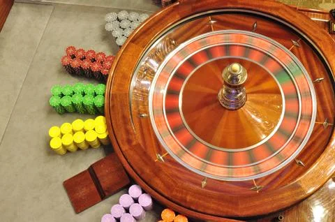 Roulette wheel Stock Photos