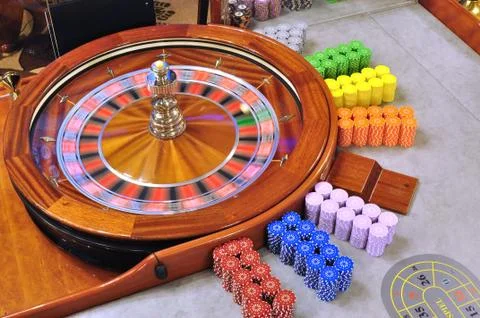 Roulette wheel Stock Photos