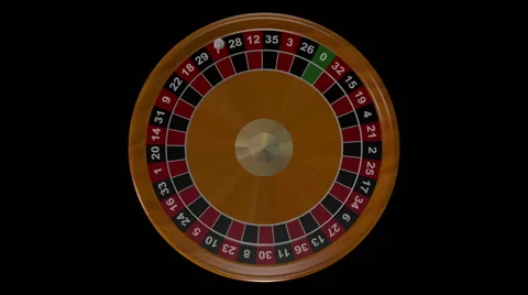 Roulette wheel seen from above Stock Footage 48578046